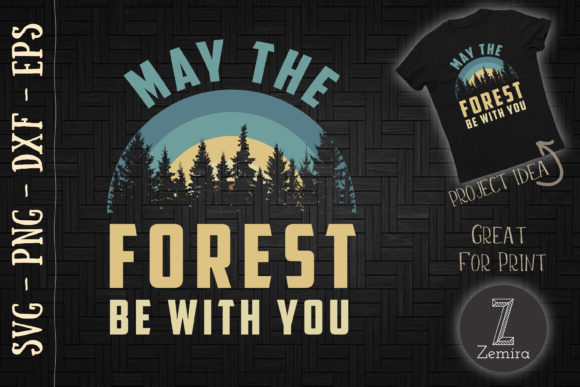 A Forest T-Shirt Graphic for Earth Day & Creative Sellers