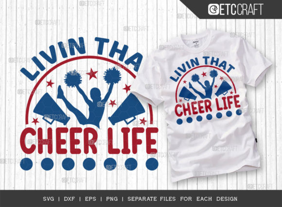A Graphic Designer's Review of Livin That Cheer Life Graphics for T-Shirt Designs