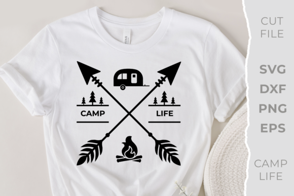 Explore Camp Life, Camping Svg for T-Shirt Designs and Graphics