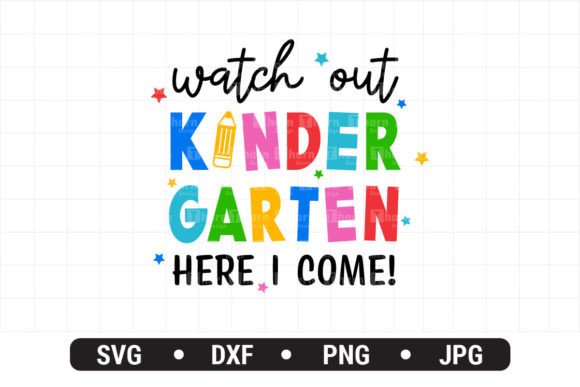 Kindergarten Graduation Graphics for T-Shirt Designs
