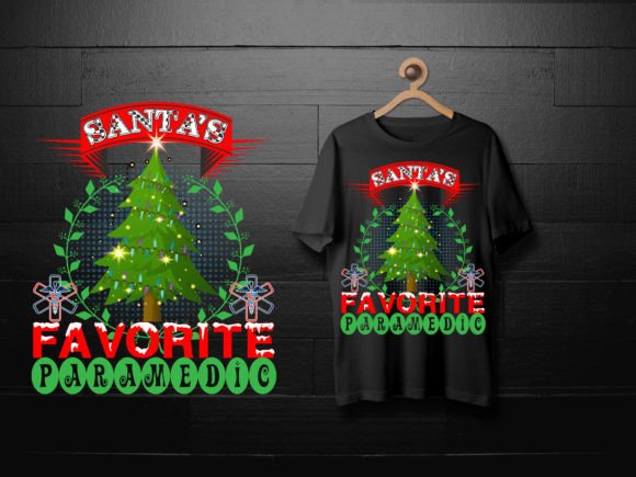 Santa’s Favorite Paramedic: Graphics for T-Shirt Designs